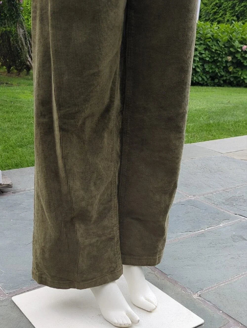 SPRWMN Olive Green Corduroy Pants